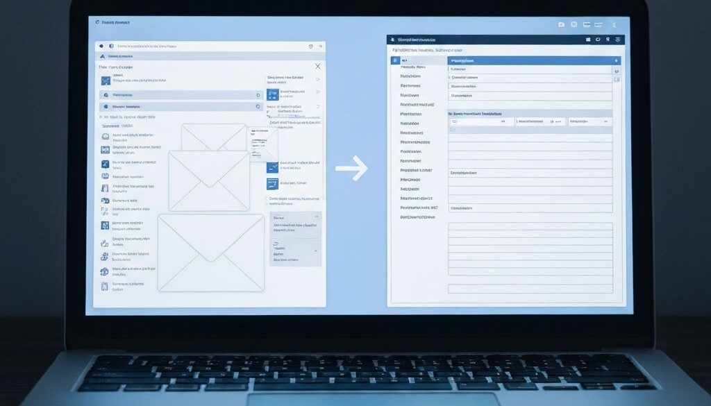 Email to systems