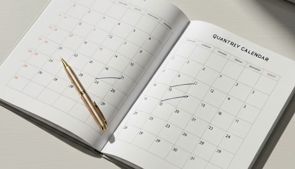 quarterly planning calendar